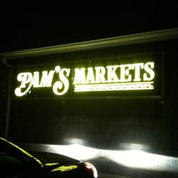 Pam's Markets - Nightime in Dedham