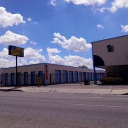 The Storage Spot - View from the street, one block east of Broadway on Menaul Blvd.
