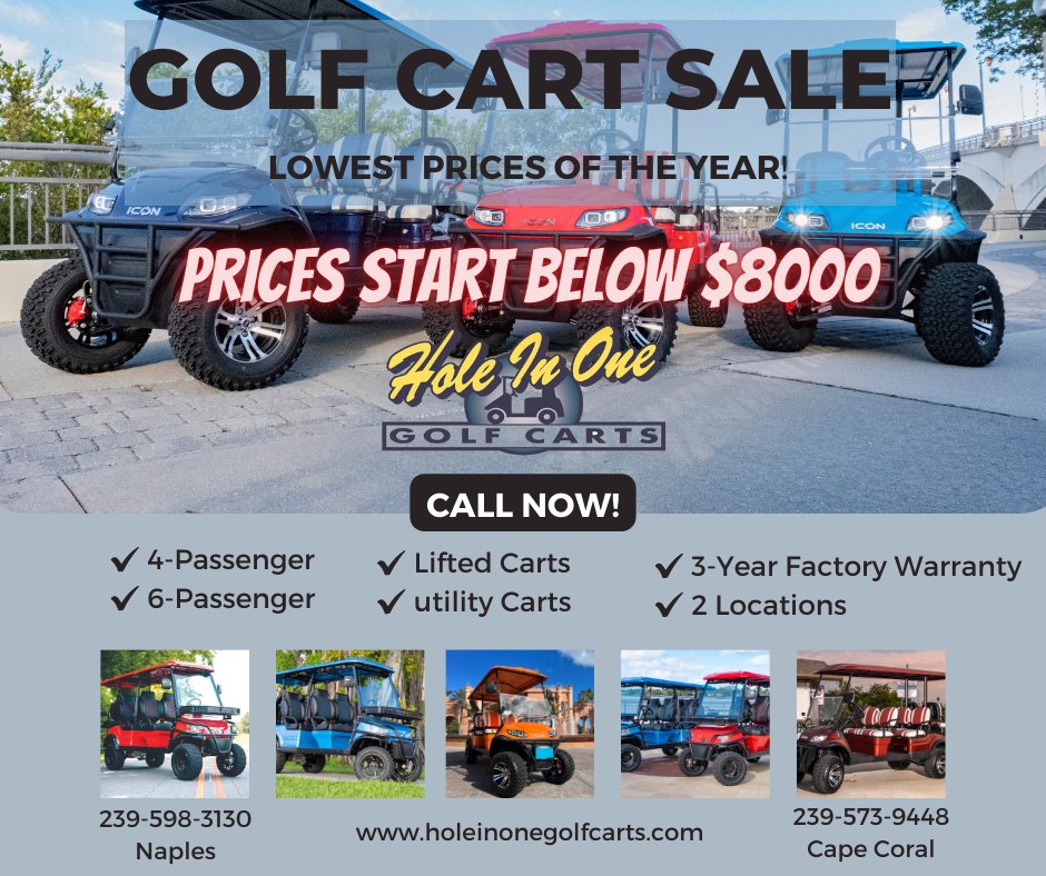 HOLE IN ONE GOLF CARTS 69 Photos 1302 NE Pine Island Rd, Cape Coral