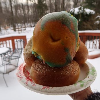 Lil Pickles Hot Bagels & Deli - Rainbow bagel - Bagels Near Me - Bedminster, New Jersey