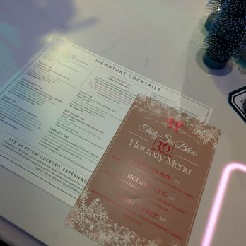 36 Below - Menu - Speakeasies Near Me - Phoenix, Arizona