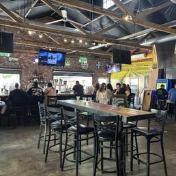 Inside- bar area in the back