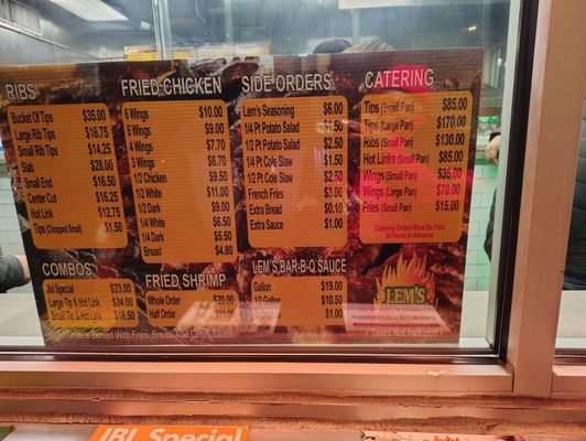 Menu photo 7 Lem's Bar-B-Q Chicago, IL Menu photo 7 Lem's Bar-B-Q Chicago, IL