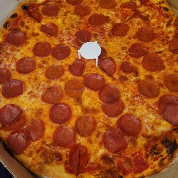 Gino's Restaurant - Large pepperoni pie - Pizza Near Me - Brooklyn, New York Gino's Restaurant - Large pepperoni pie - Pizza Near Me - Brooklyn, New York