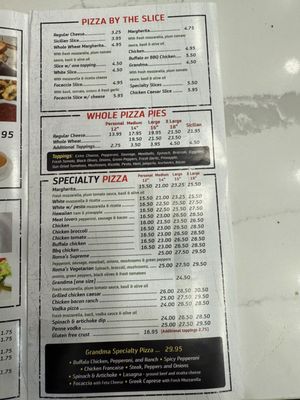 Menu photo 5 Roma Pizza & Restaurant New York, NY Menu photo 5 Roma Pizza & Restaurant New York, NY