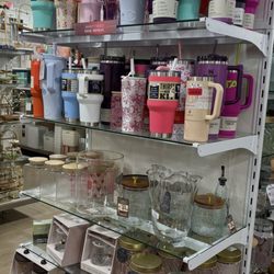 HomeGoods - Stanley, Yeti and Owala tumbler cups.