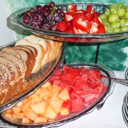 Inn the Gardens Bed & Breakfast - Always fruit in our buffet breakfast from 8 to 10 every morning.