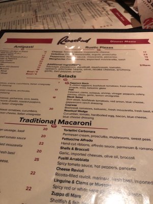 Menu photo 8 Rosebud Naperville Naperville, IL