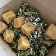 Photo of Due' Cucina Italiana - Capitol Hill - Seattle, WA, United States. Kale Pesto (Vegetarian) with Crunchy Tofu