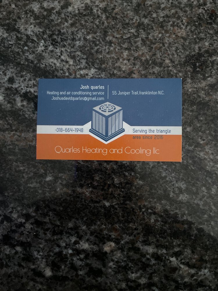 QUARLES HEATING AND COOLING Updated September 2024 Franklinton