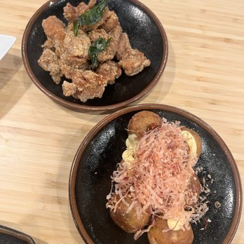 Kyuramen - Cherry Hill - Popcorn Chicken, too hard to chew. Takoyaki Octopus Balls (6pcs) (6pcs) one of my favorite. - Ramen Near Me - Cherry Hill, New Jersey Kyuramen - Cherry Hill - Popcorn Chicken, too hard to chew. Takoyaki Octopus Balls (6pcs) (6pcs) one of my favorite. - Ramen Near Me - Cherry Hill, New Jersey