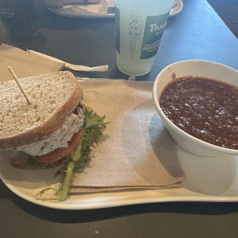 Panera Bread - Chili and chicken sandwich - Salad Near Me - Sand City, California Panera Bread - Chili and chicken sandwich - Salad Near Me - Sand City, California