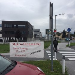 Metroflohmarkt - Sign for the market