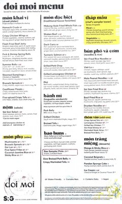 Menu photo 2 Doi Moi Washington, DC, DC