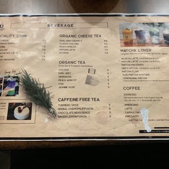 U :Dessert Story - Menu - Desserts Near Me - Berkeley, California