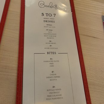 Beebe's - Happy hour menu - Pizza Near Me - Long Island City, New York Beebe's - Happy hour menu - Pizza Near Me - Long Island City, New York