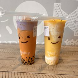Happy Lemon Carlsbad - Ube Thai Tea with Coconut Milk & Mango Sago