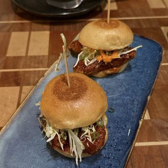 Twelvemonth - Korean chicken sliders - Vegan Near Me - Burlingame, California Twelvemonth - Korean chicken sliders - Vegan Near Me - Burlingame, California