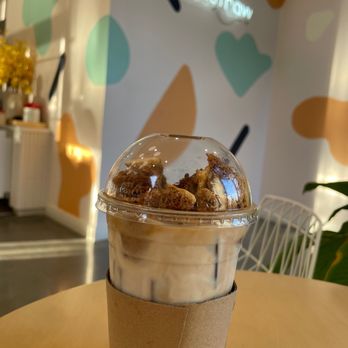 Redstraw - Cold brew with dalgona - Bubble Tea Near Me - Irvine, California