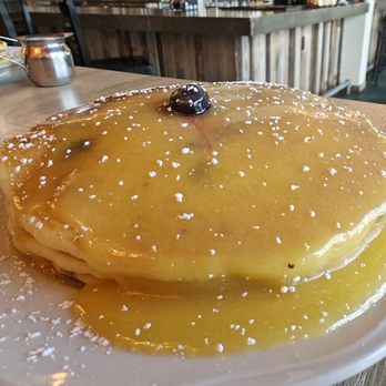 Bramble - 3 Sirens Restaurant Group - Lemon Curd and Blueberry Pancakes - Breakfast & Brunch Near Me - Tulsa, Oklahoma