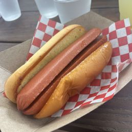Hot dog. Hot dog.