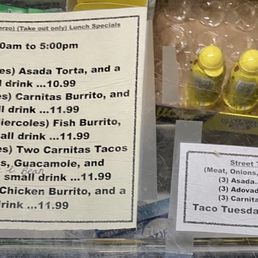 Menu 2/19/24 specials Menu 2/19/24 specials