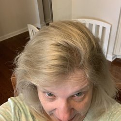 Mane Street Hair Salon - This is my blonde hair just 6 days after the 2 nd application of the gray