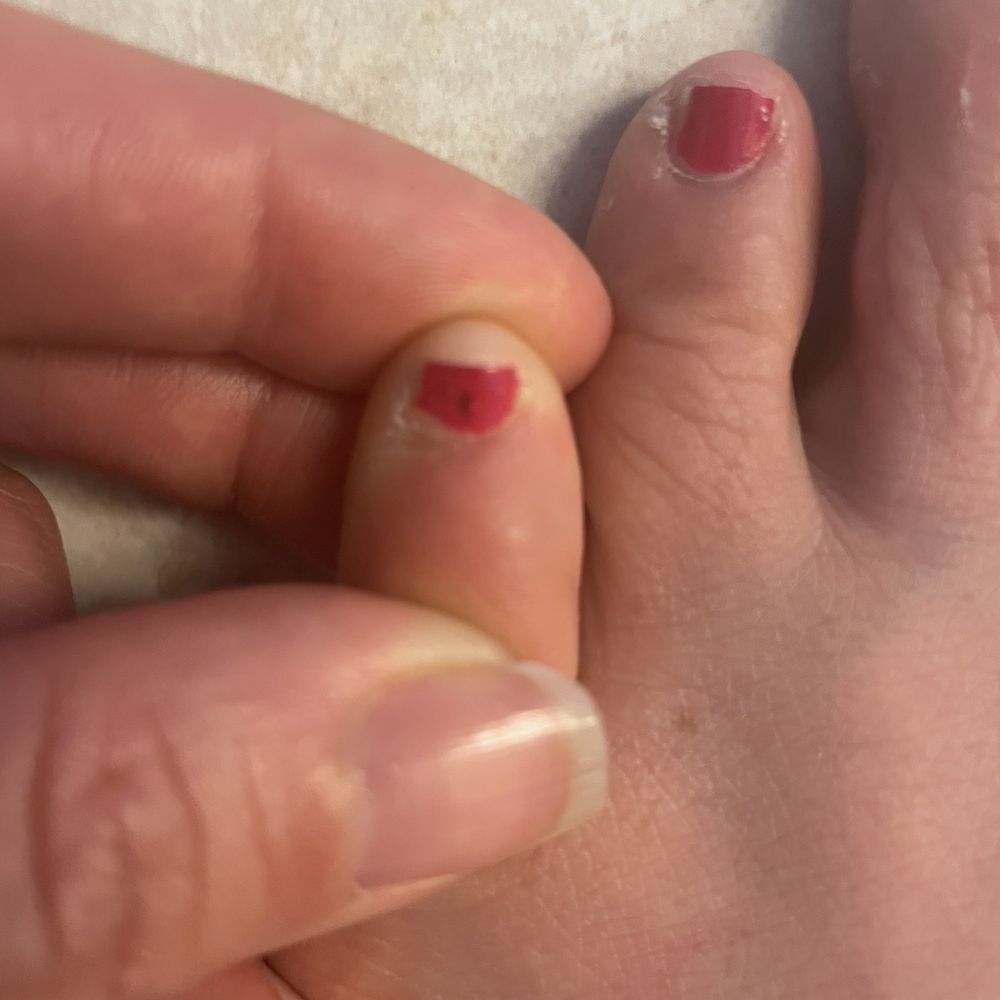 Bliss Nail Salon - Polish still on from previous pedicure. This is how it looked the day after. He didn't even paint the entire nails. - Nail Salons Near Me - Fulton, Maryland Bliss Nail Salon - Polish still on from previous pedicure. This is how it looked the day after. He didn't even paint the entire nails. - Nail Salons Near Me - Fulton, Maryland