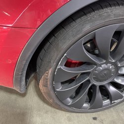Budget Car Rental - Badly scratched rims