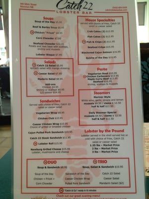 Menu photo 3 Catch22 Lobster Bar Moncton, NB Menu photo 3 Catch22 Lobster Bar Moncton, NB