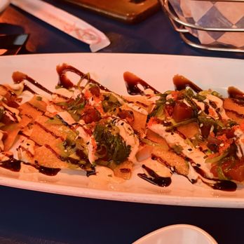 Flounder's Chowder House - Poki nachos - Seafood Near Me - Gulf Breeze, Florida