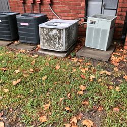 Spring Lake Apartments - Old A/C unit while others go new ones.