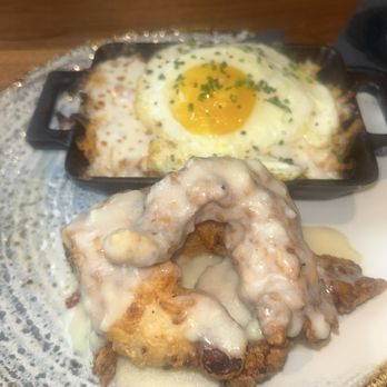 Saint - Fried chicken and hashbrown casserole - needs way more flavor - Italian Near Me - St. Augustine, Florida Saint - Fried chicken and hashbrown casserole - needs way more flavor - Italian Near Me - St. Augustine, Florida
