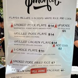 Smoked - Menu