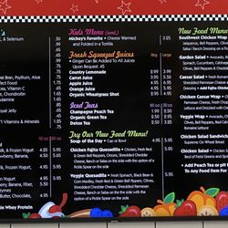 Family Health Market - Menu