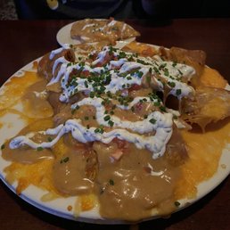 Outrageous White Chicken Chili Nachos