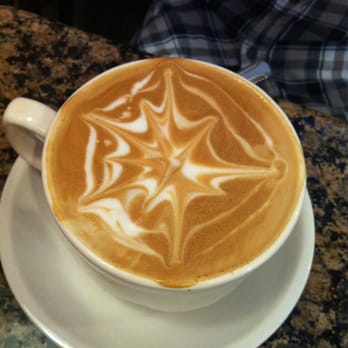 Mill Mountain Coffee And Tea - Good, strong, pretty latte :) - Coffee & Tea Near Me - Blacksburg, Virginia