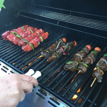 Mercep Bros Prime Meats - Sweet-n-Sour pork kabobs and filet/beef kabobs on the grill! - Meat Shops Near Me - Saint James, New York Mercep Bros Prime Meats - Sweet-n-Sour pork kabobs and filet/beef kabobs on the grill! - Meat Shops Near Me - Saint James, New York
