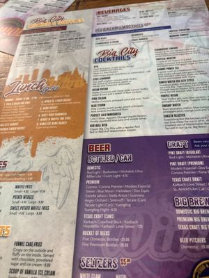 Menu photo 1 Big City Wings Kingwood, TX