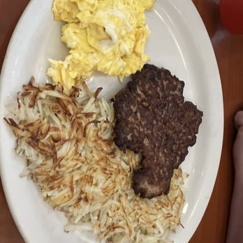 Rock'n Egg Cafe - Sausage N Eggs Combo - Breakfast & Brunch Near Me - Los Angeles, California