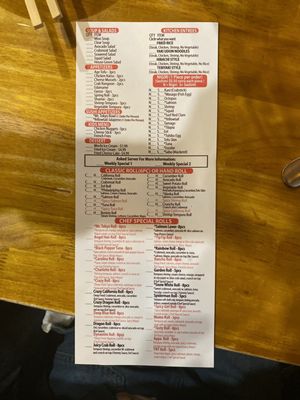 Menu photo 5 Mr Tokyo Japanese Restaurant Matthews, NC Menu photo 5 Mr Tokyo Japanese Restaurant Matthews, NC