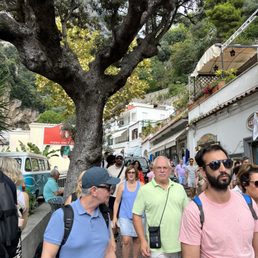Positano - walking with the masses
