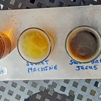 Colorado Plus Brew Pub - You select several beers to try. There's a huge selection. - Breweries Near Me - Wheat Ridge, Colorado