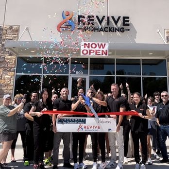 Revive Biohacking - Ribbon Cutting Ceremony - Massage Near Me - Montgomery, Texas Revive Biohacking - Ribbon Cutting Ceremony - Massage Near Me - Montgomery, Texas