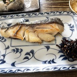 Baked black cod w miso based marinate Baked black cod w miso based marinate