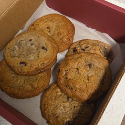 Flavors: Brown Butter Pecan, Dark Chocolate with Sea Salt, Oatmeal Raisin Pecan and Dark Chocolate Chip Walnuts