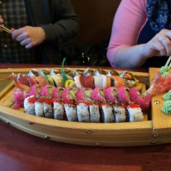 Akima House - Sushi Roll Presentation. - Japanese Near Me - Kincardine, Ontario Akima House - Sushi Roll Presentation. - Japanese Near Me - Kincardine, Ontario
