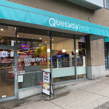 Quesada Burritos & Tacos - the outside of the store - Mexican Near Me - Vancouver, British Columbia Quesada Burritos & Tacos - the outside of the store - Mexican Near Me - Vancouver, British Columbia