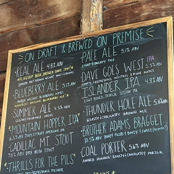 Atlantic Brewing Company - Selection - Breweries Near Me - Bar Harbor, Maine