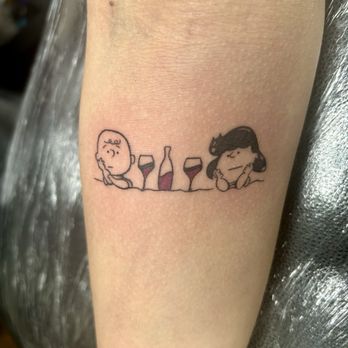 Prolific Studios - Charlie brown and Lucy - Tattoo Near Me - Cerritos, California